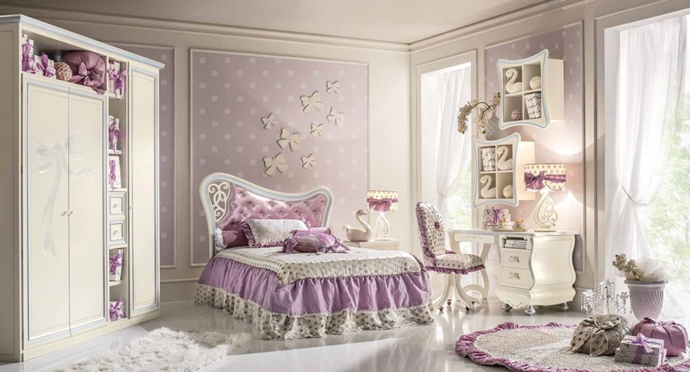 Preciosas habitaciones italianas no sólo para niñas - tienda