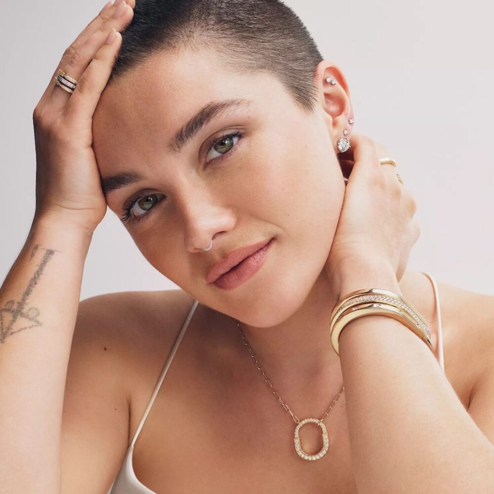 La estrella de cine en ascenso Florence Pugh es la embajadora de Tiffany & Co.