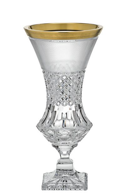 jarrón de cristal para la mesa