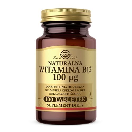 Solgar Vitamina B12 Natural 100 µg comprimidos x 100 uds.2