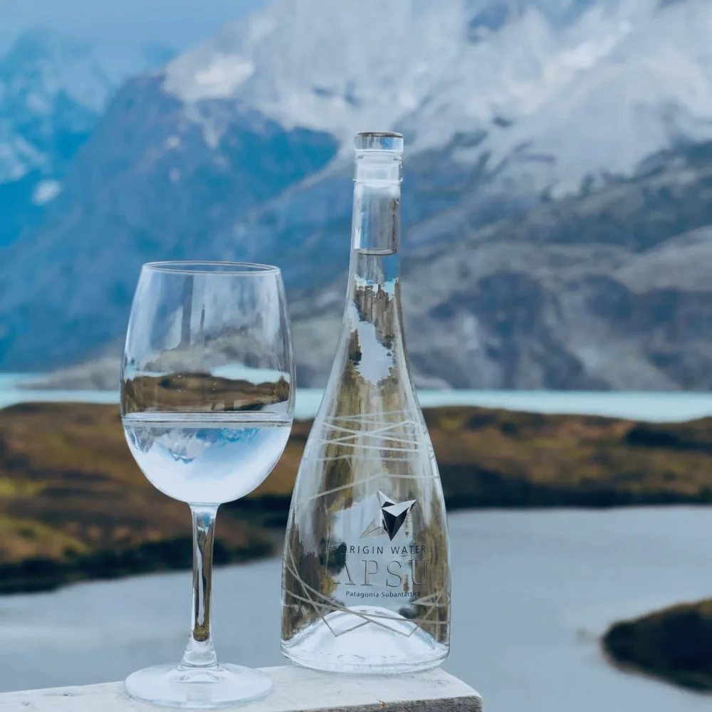 Agua de glaciar más cara