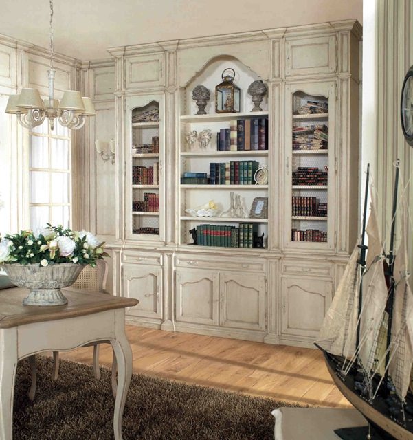 biblioteca de estilo provenzal