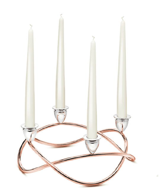 candelabros navideños