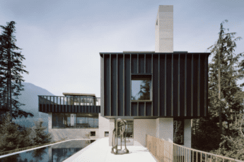 Casa de lujo en la roca