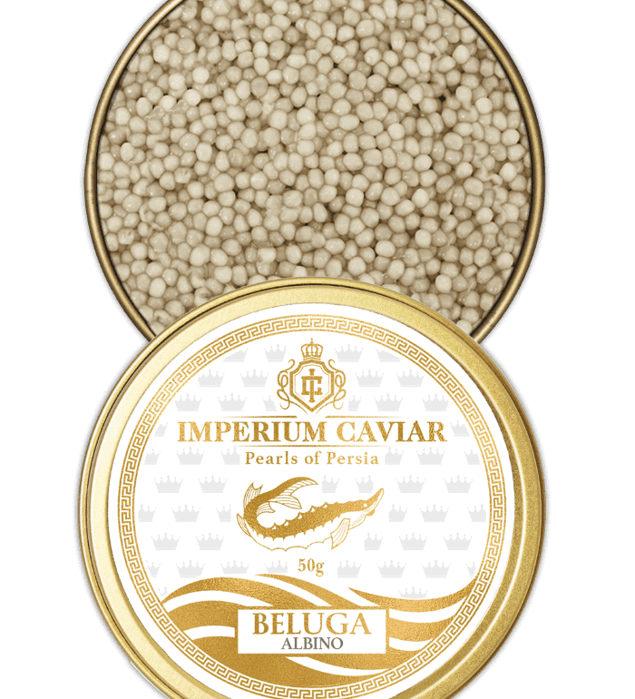 Caviar de beluga albina, el oro del mar Caspio