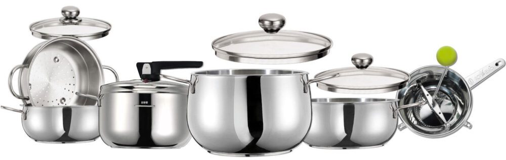 cocinar con acero inoxidable