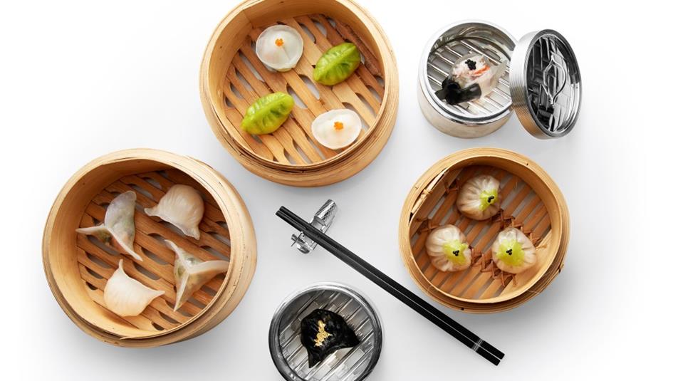 comida en un hotel de lujo en París