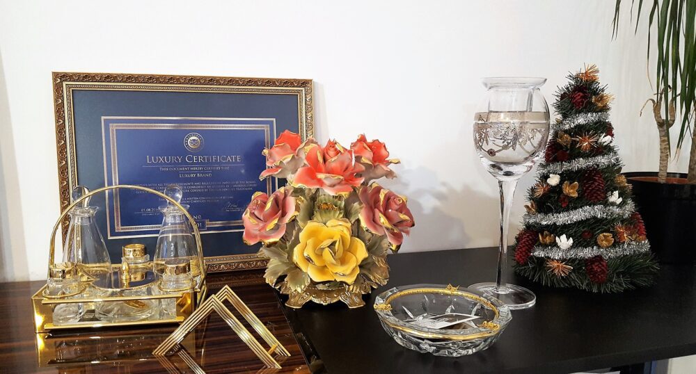 juegos de vajilla navideños de lujo