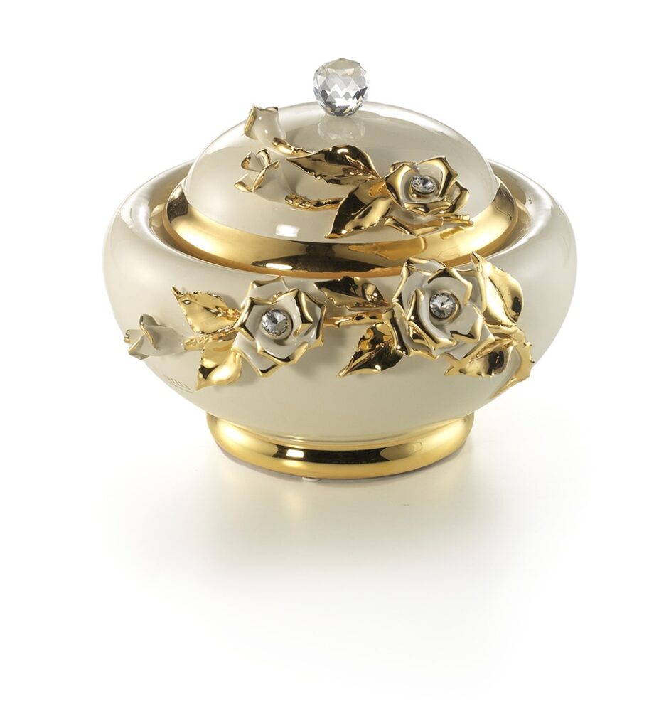 recipiente cerámico para joyas