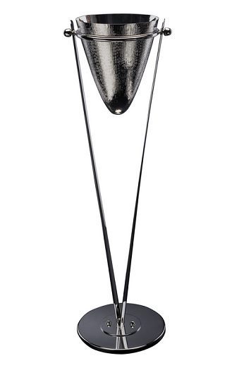 cubo para alcohol plateado