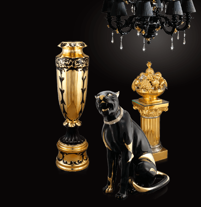 decoraciones clásicas de lujo para interiores