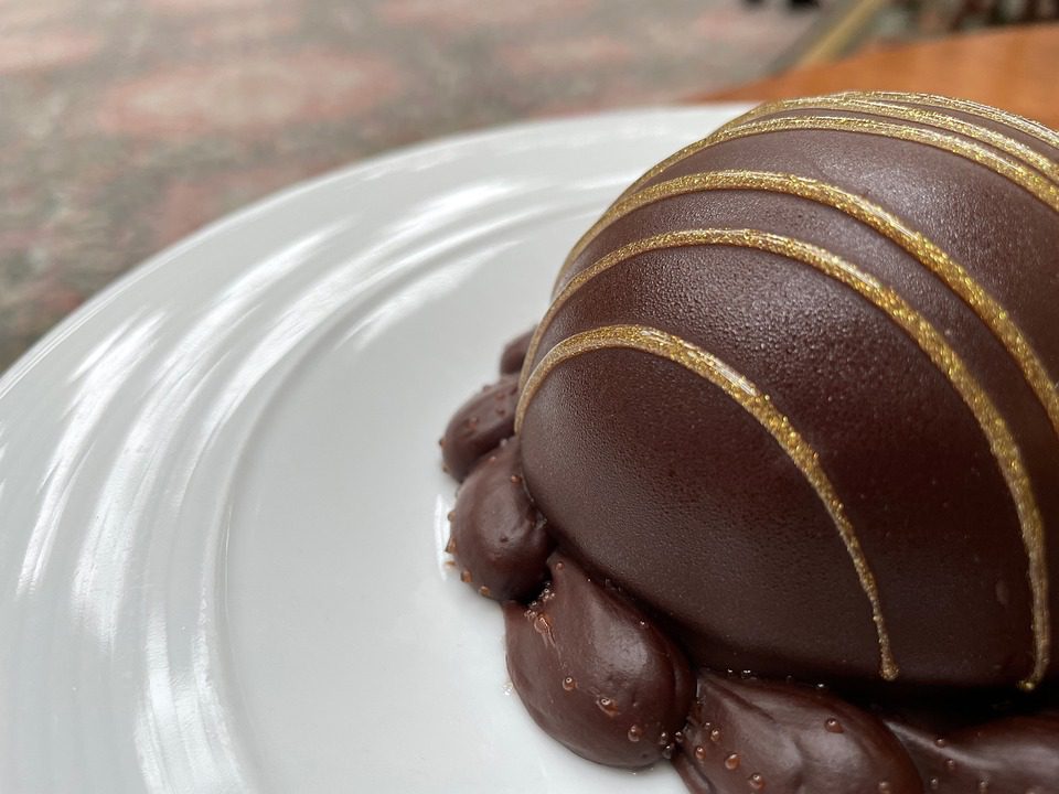 El oro combina perfectamente con los postres