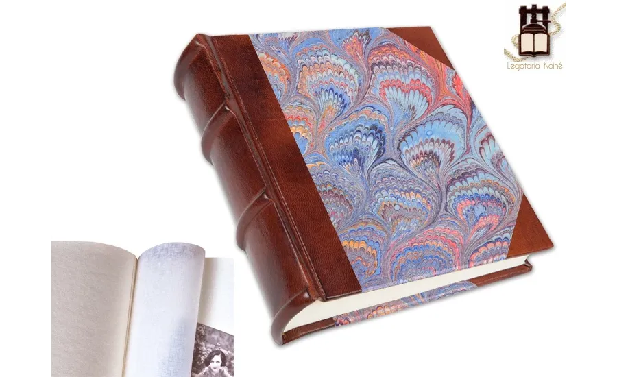 Elegante regalo navideño álbum de fotos