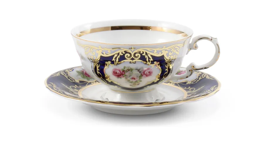 Elegante regalo navideño taza