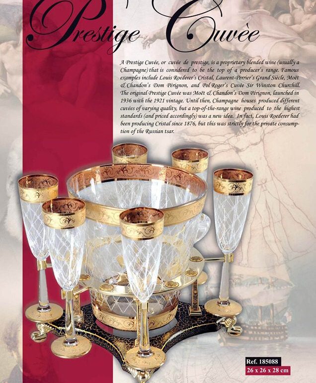 en qué servimos el champán