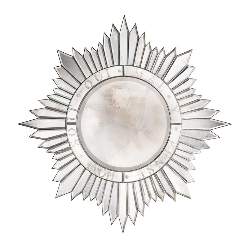 espejo de lujo modernista