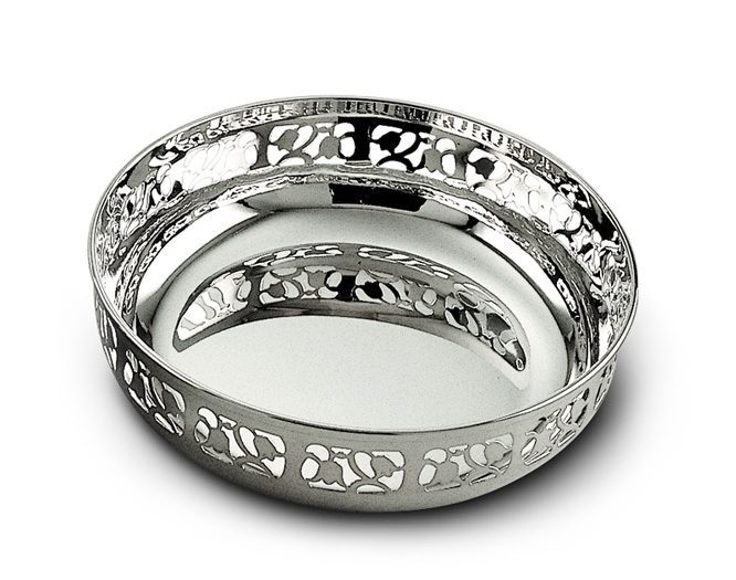 fuente de mesa de plata