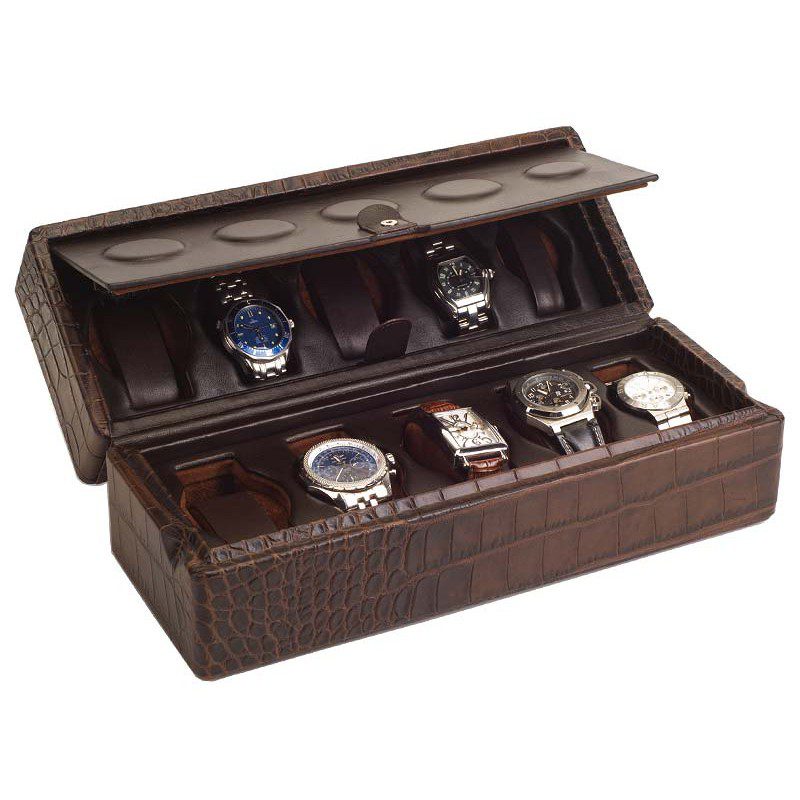 funda de reloj de cuero