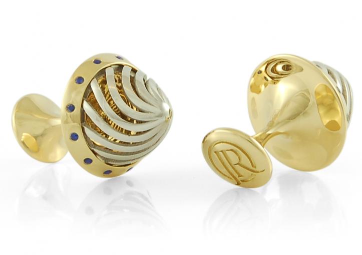 gemelos dorados para camisa