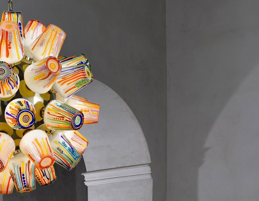 grandes lámparas de araña vanguardistas