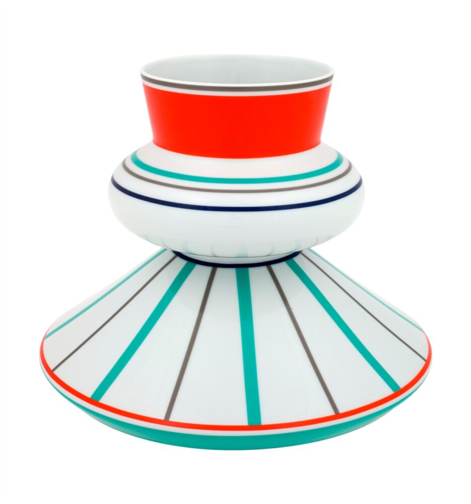 jarrón colorido tienda