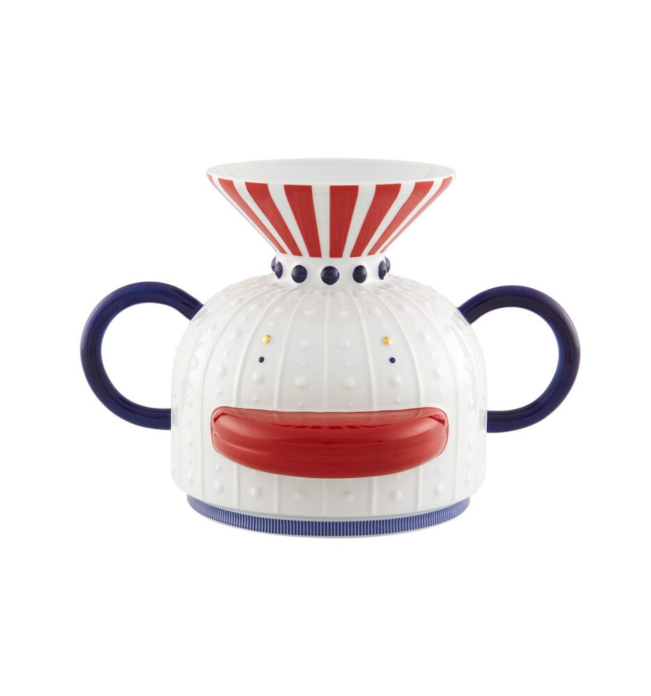 jarrón de cerámica portuguesa