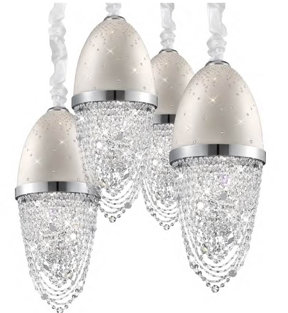 lámparas de araña italianas de diseño para salón