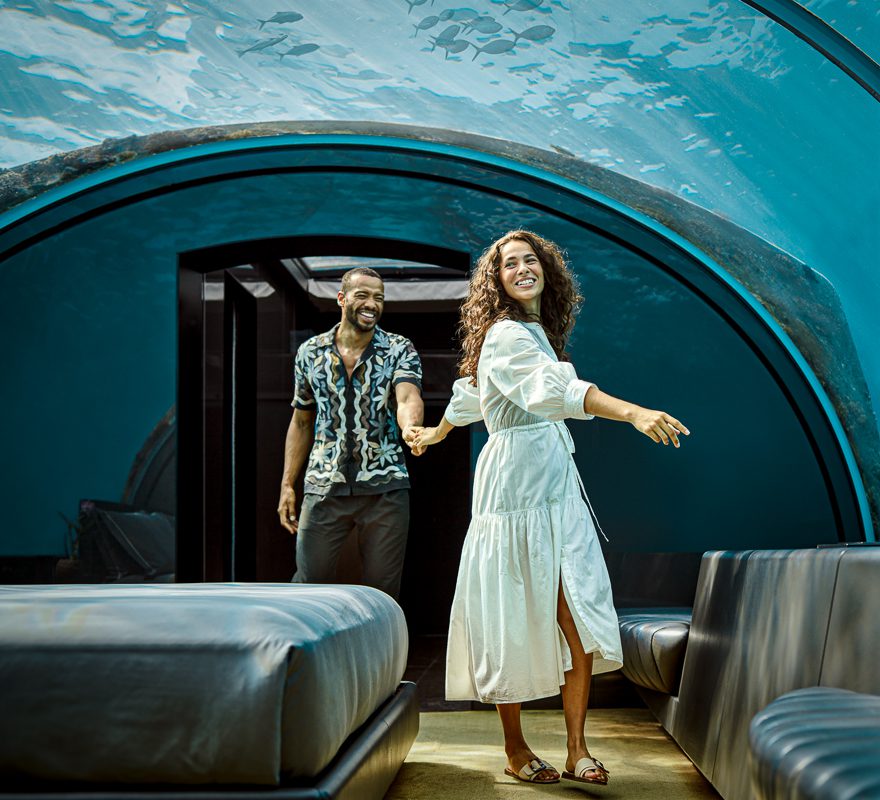 Lugares extravagantes para vacaciones Conrad Maldives Rangali Island Interior