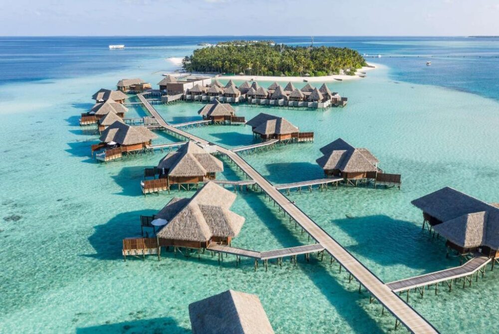 Lugares extravagantes para vacaciones Conrad Maldives Rangali Island Vista