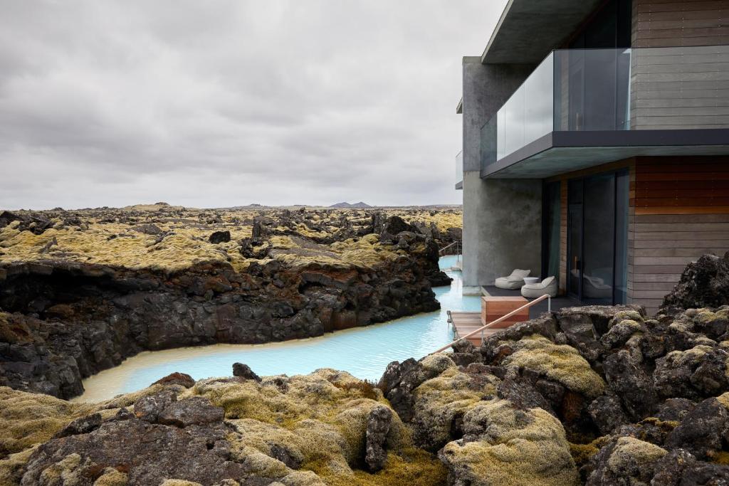 Lugares extravagantes para vacaciones The Retreat At Blue Lagoon Iceland Exterior