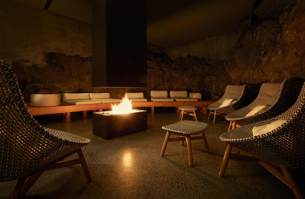 Lugares extravagantes para vacaciones The Retreat At Blue Lagoon Iceland Interior