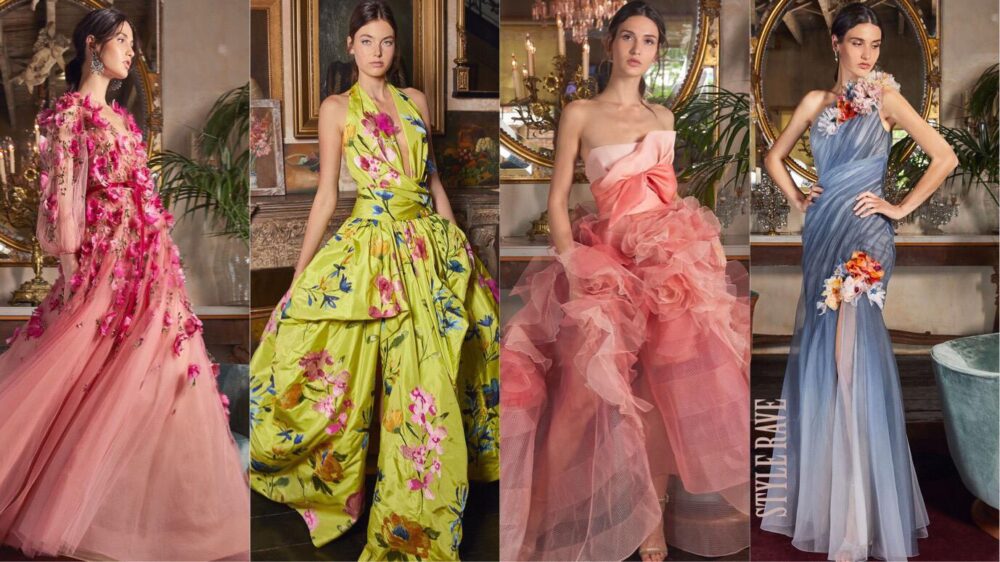 Marcas de lujo de vestidos de noche Marchesa