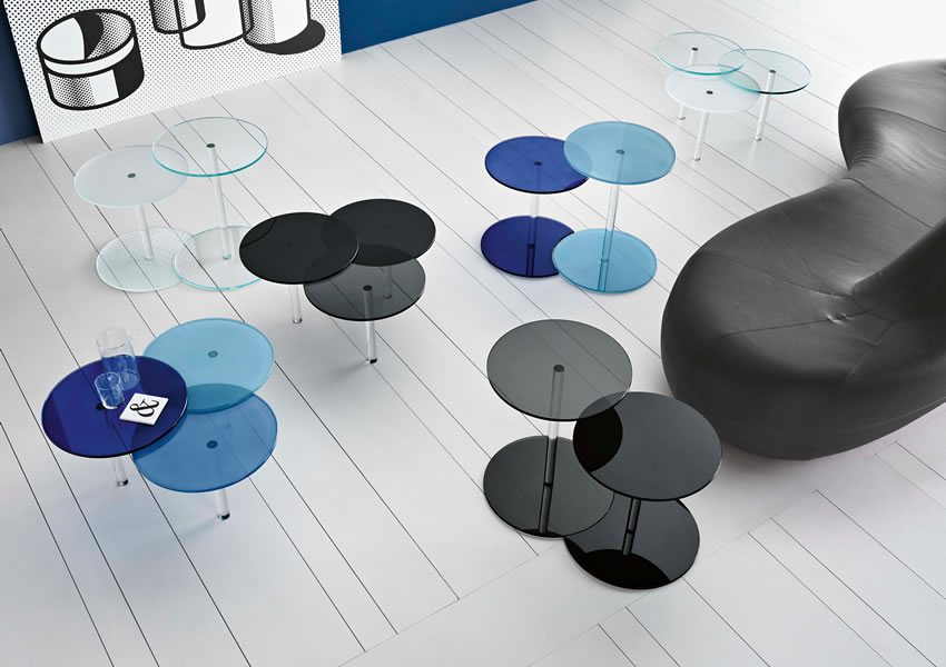 mesas de cristal tonelli