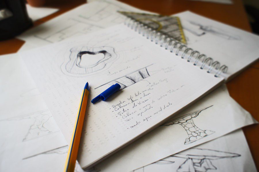 mesas futuristas de salón de la marca karpa