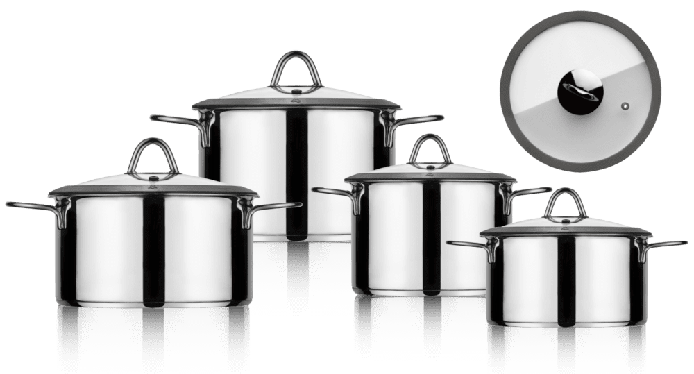 la moda del acero inoxidable