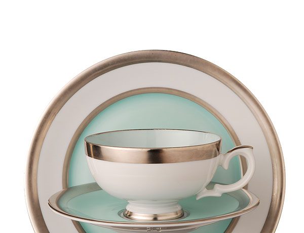 tazas de porcelana clásicas