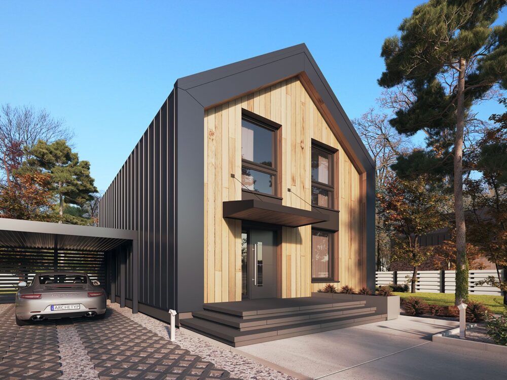 Proyecto de casa Moderna Stodoła Miko2