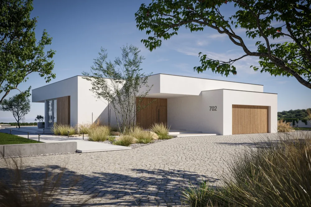 Proyecto moderno de casa en estilo minimalista