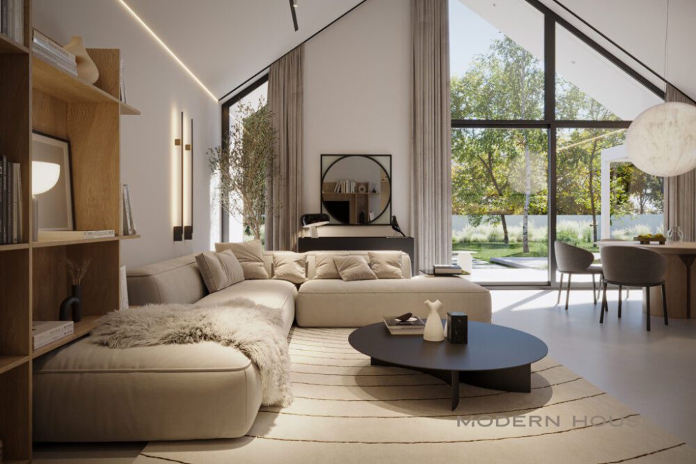 Proyecto moderno de casa en estilo minimalista Interior