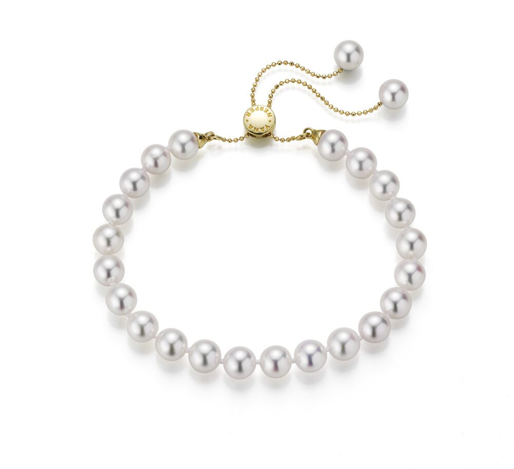 Pulsera de perlas Akoya