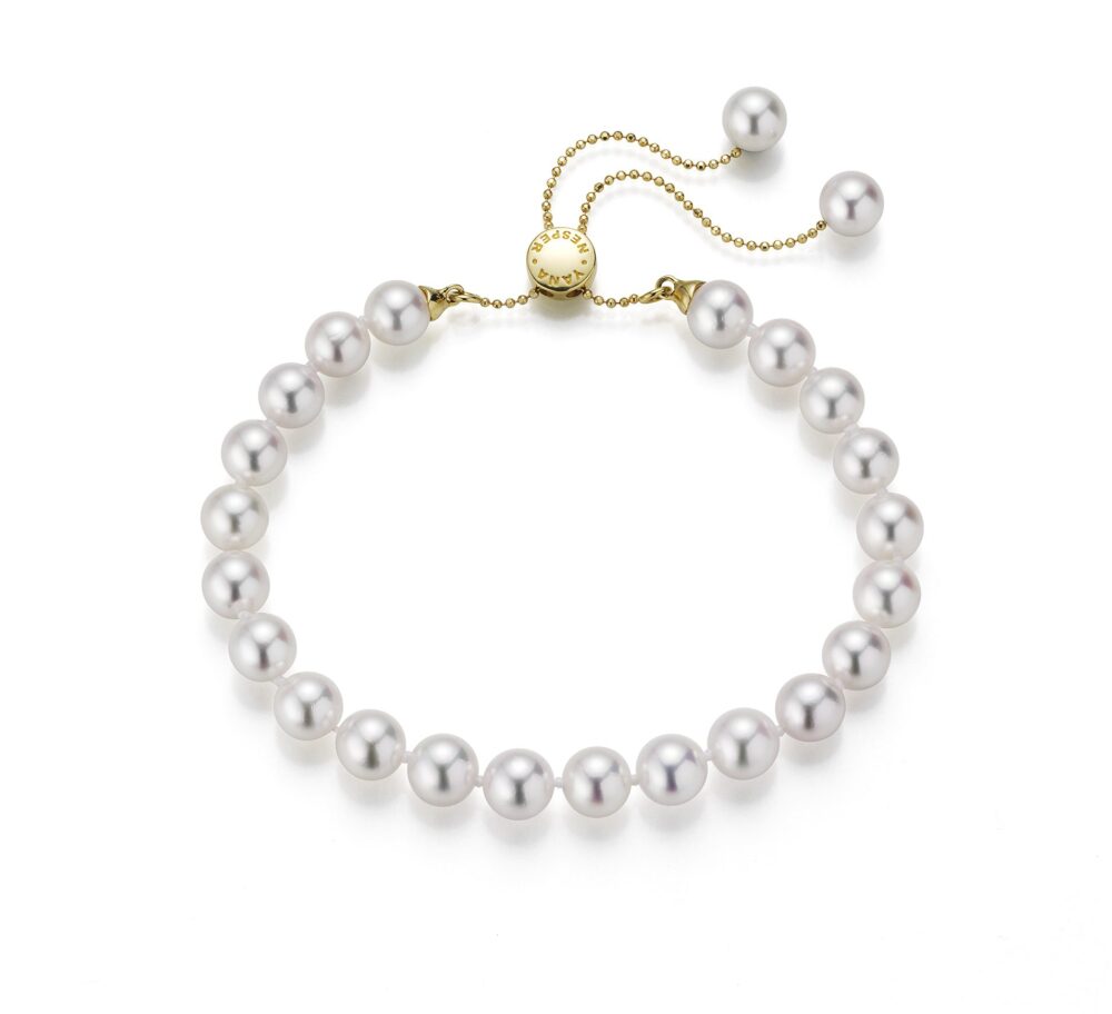 Pulsera de perlas Akoya