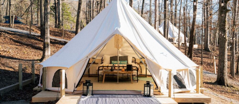 ¿Qué es el glamping?