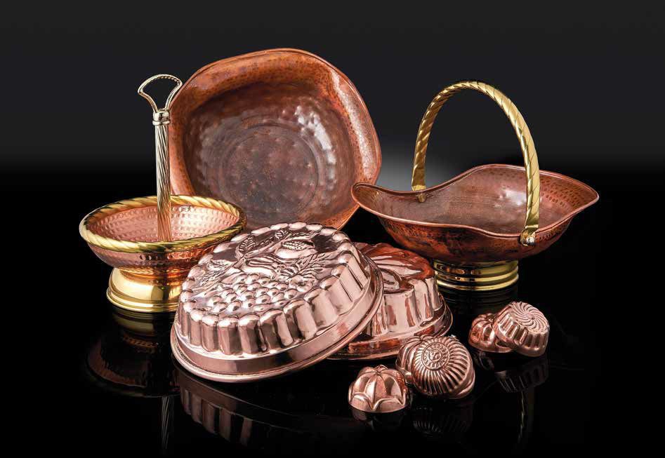 qué utensilios hechos de cobre