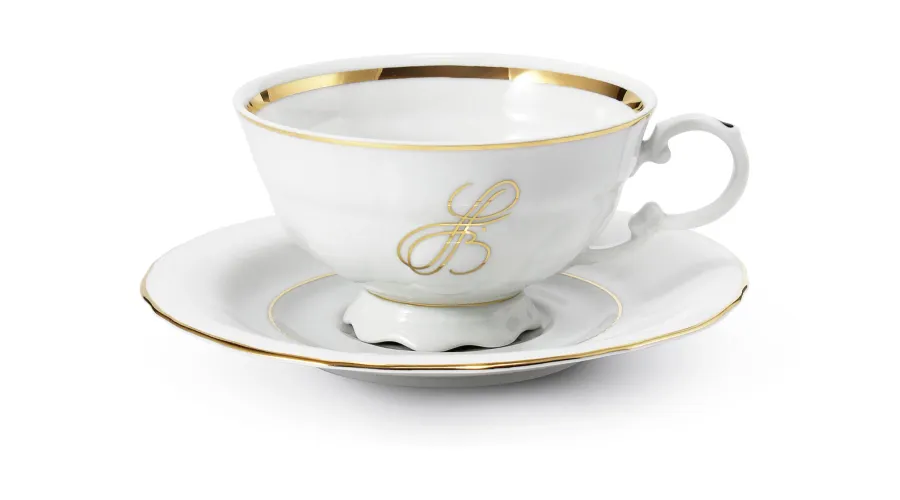 Elegante regalo navideño taza con estilo