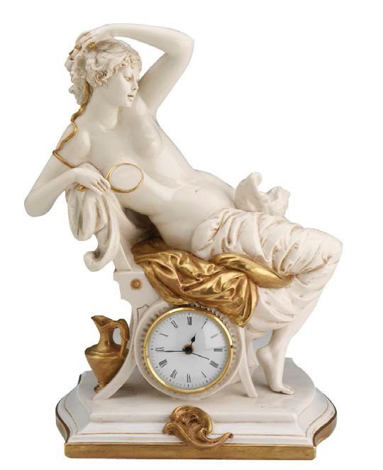 reloj antiguo para la chimenea