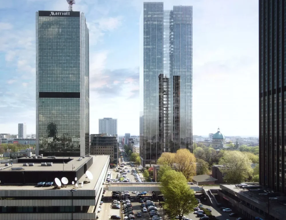 Roma Tower Nuevo rascacielos en el terreno eclesiástico en el centro