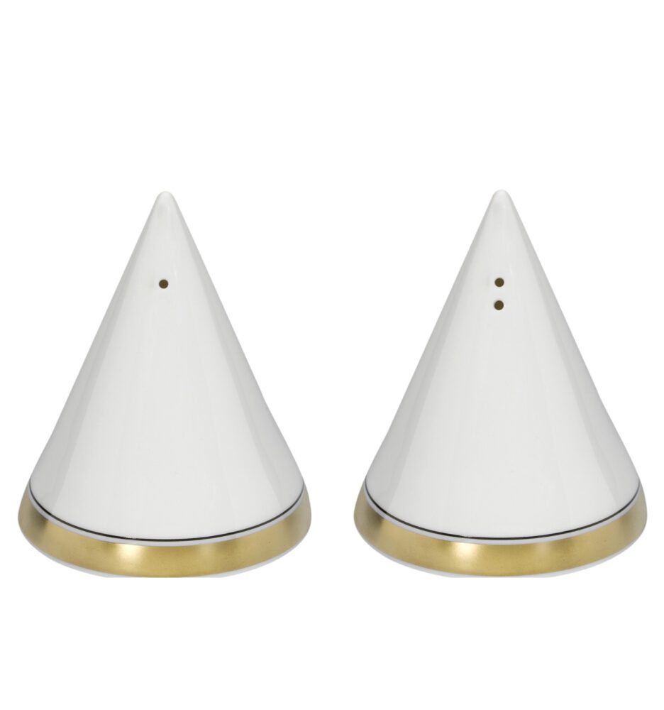 salseras doradas vajilla navideña