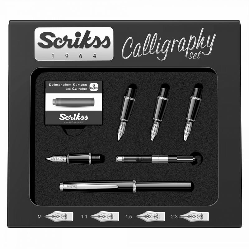 Set de Caligrafía Negro