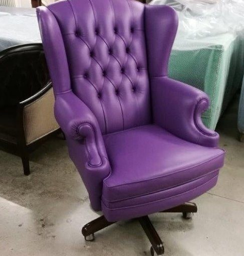 sillón de oficina de cuero para ella