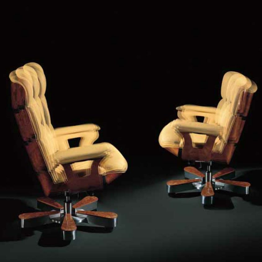 sillón de cuero premium para despacho